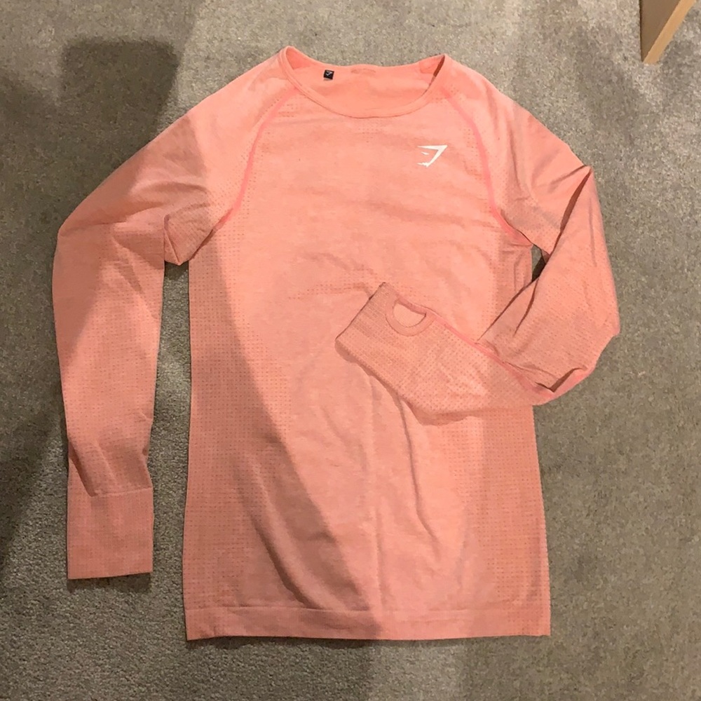 Long sleeve gymshark workout top
